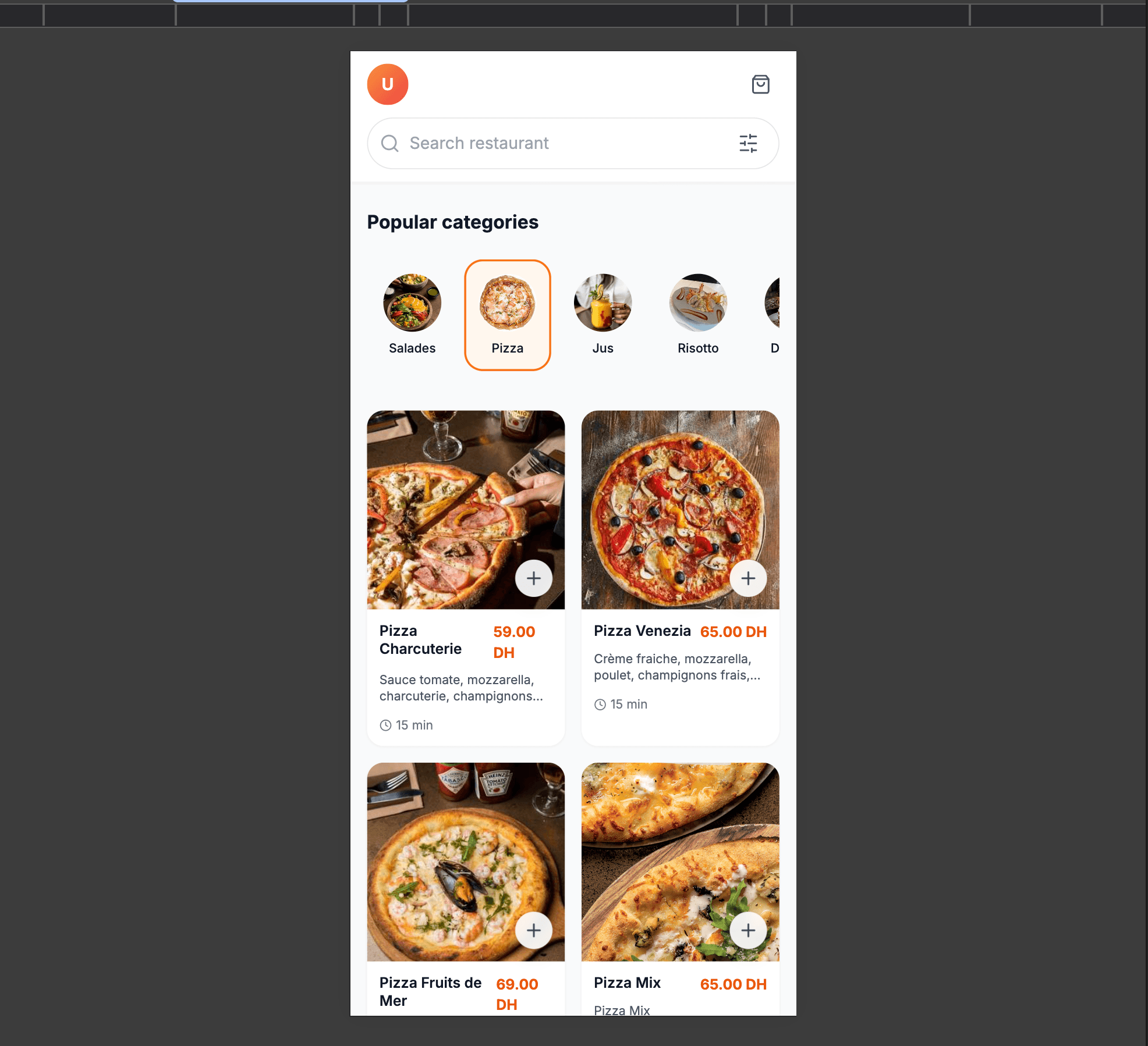 Restaurant Afood - Plateforme Digitale de Livraison à Domicile - Image 4