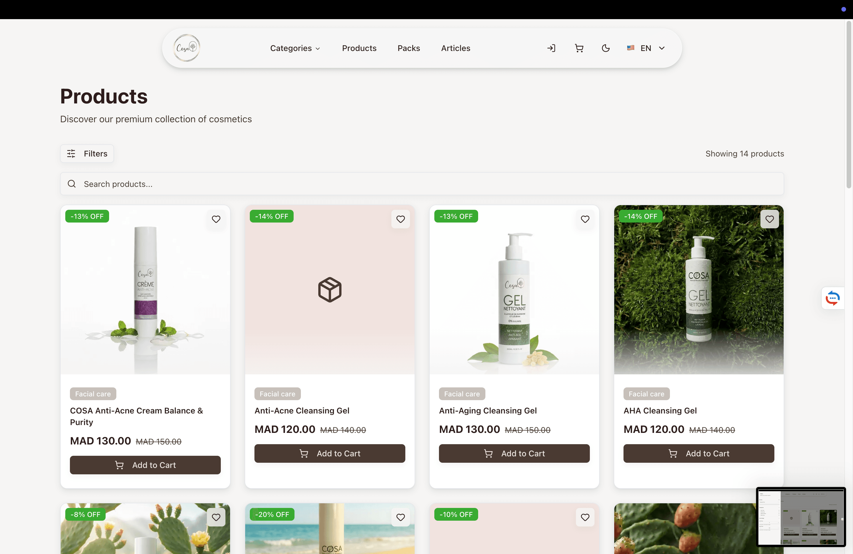 Dashboard de Gestion de Commandes et stock E-commerce - Cosa - Image 2