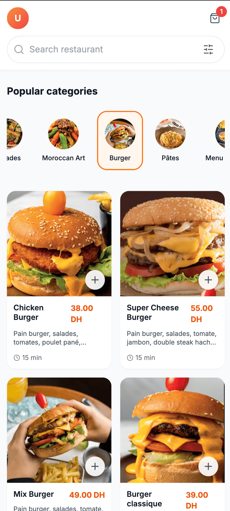Restaurant Afood - Plateforme Digitale de Livraison à Domicile - Image 3
