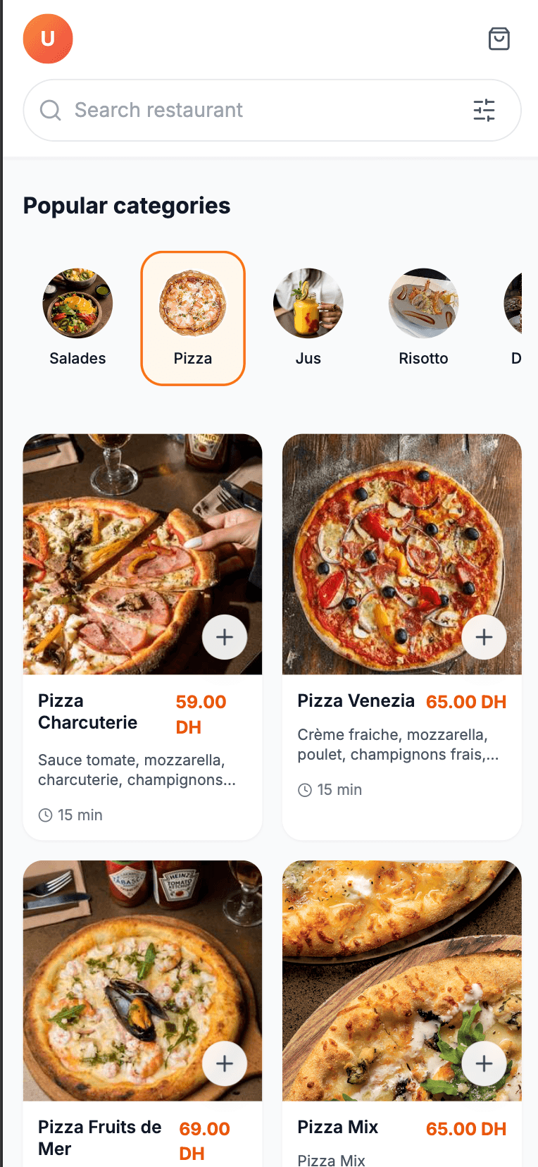 Restaurant Afood - Plateforme Digitale de Livraison à Domicile - Image 2