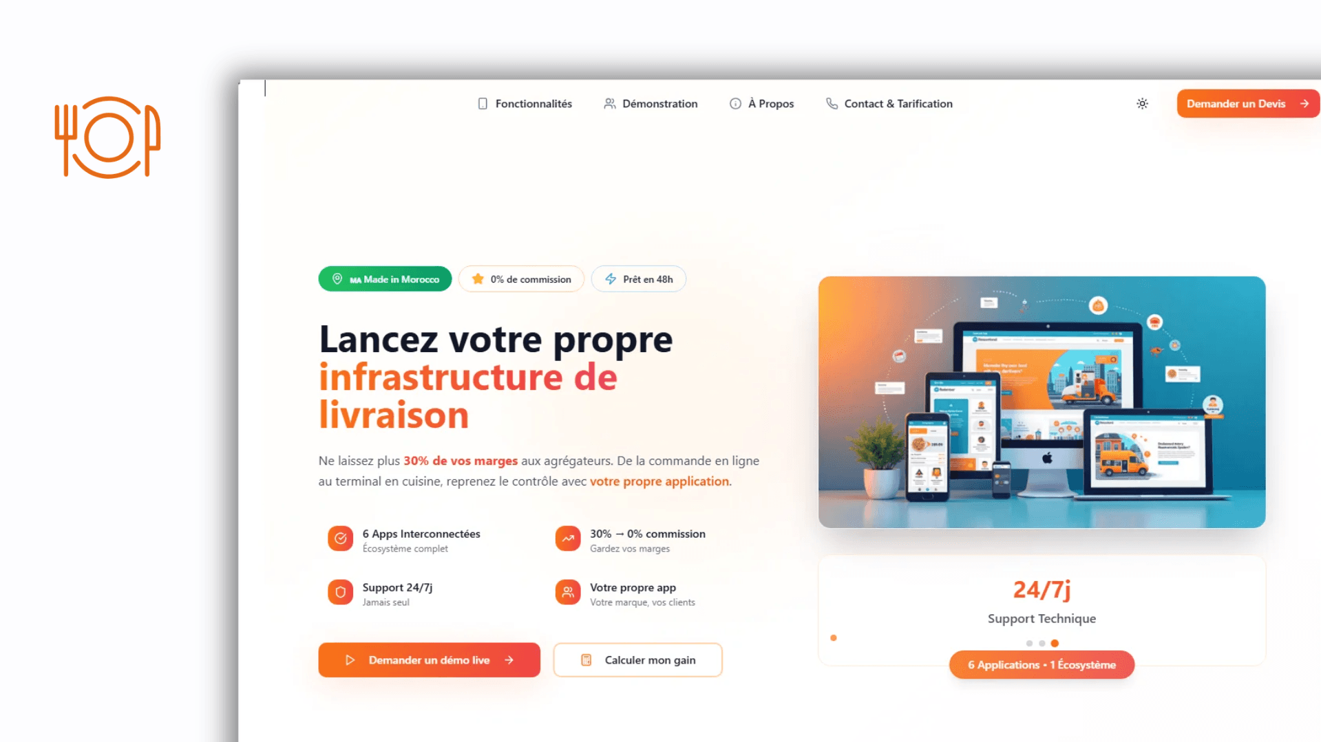 Site Web Vitrine B2B - Restorati